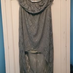 Hi-Lo Lace Sun Dress